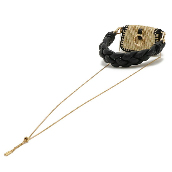 FENDI Black Raffia Shoulder Bag - Picture 3 of 10